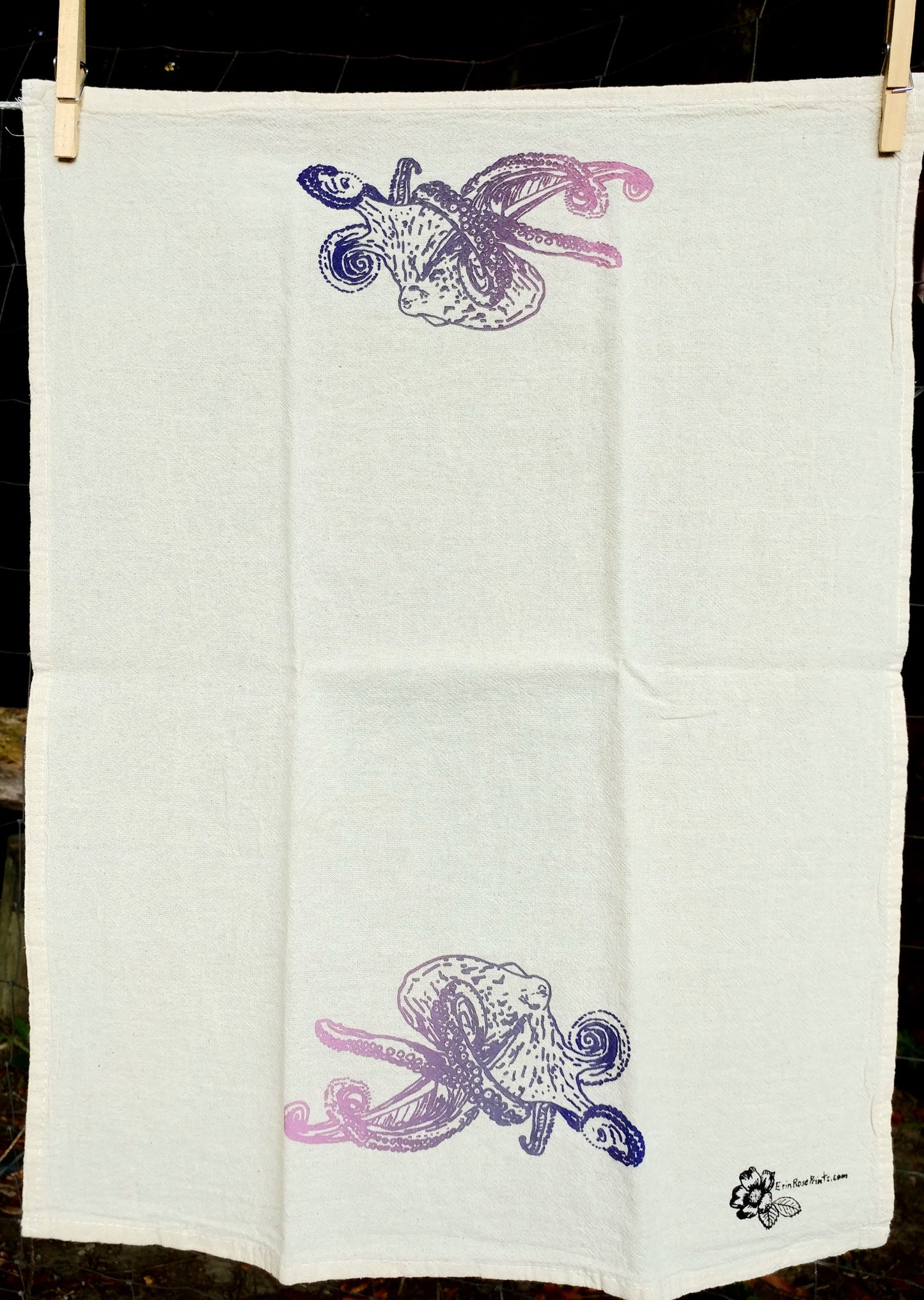 Octopus Tea Towel